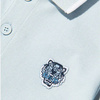KENZO Kids Polo dziecięce dla chłopca z krótkim rękawem błękitne