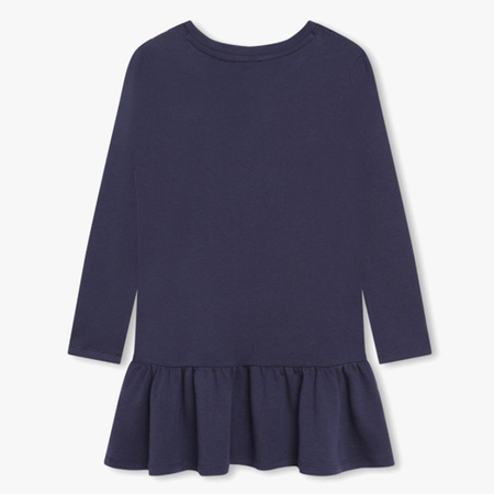 THE MARC JACOBS Girls short sleeves bag print dress in navy