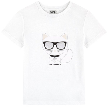 KARL LAGERFELD KIDS T-shirt z krótkim rękawem