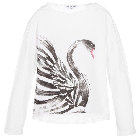 THE MARC JACOBS T-shirt dziewczęcy biały z nadrukiem