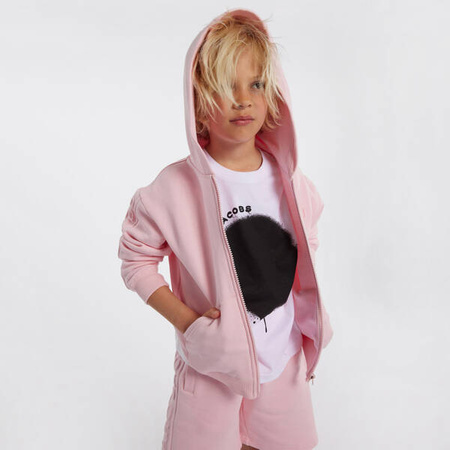 THE MARC JACOBS T-shirt dziecięcy dla chłopcai z nadrukiem biały