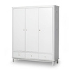 OLIVER FURNITURE WOOD WARDROBE 3 DOORS - WHITE