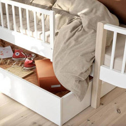 OLIVER FURNITURE Szuflada do łóżka dziecięcego Wood Original 90x200 biała