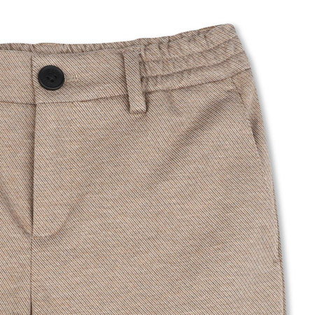 BOSS Kids Eleganckie spodenki chłopięce piaskowe
