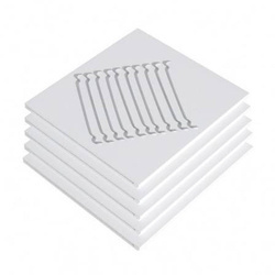 OLIVER FURNITURE 5 EXTRA SHELVES FOR CABINET LOW WITH 10 ROOMS, WHITE