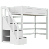 LIFETIME Kidsrooms Łóżko High Sleeper 177 cm z drabinką - Breeze