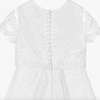 SARAH LOUISE Sukienka komunijna z krótkim rękawem biała