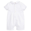 SARAH LOUISE Baby boys white shortie with hat