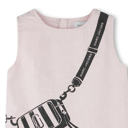 THE MARC JACOBS Girls sleevless snapshot bag dress, pink