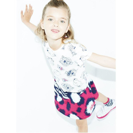 KENZO Kids T-shirt niemowlęcy dla dziewczynki Tiger