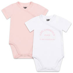 KARL LAGERFELD Kids Baby Girls Set of 2 body