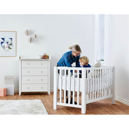 HOPPEKIDS ANTON Baby bed 60x120 cm, white
