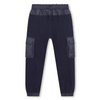 BOSS Kids Boys navy tracksuit pants with pockets
