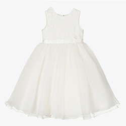 SARAH LOUISE Ivory tulle ballerina dress