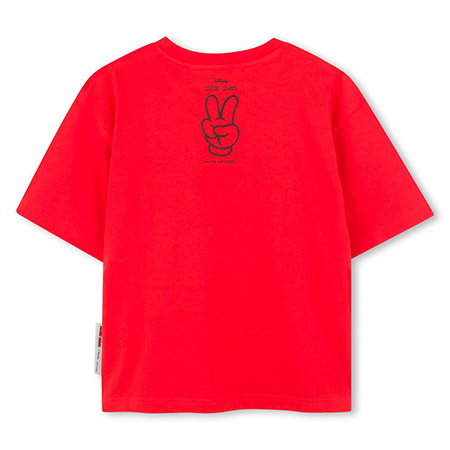 THE MARC JACOBS T-shirt dziecięcy z krótkim rękawem Mickey Mouse, czerwony