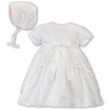 SARAH LOUISE Baby girls ceremony dress with bonnet
