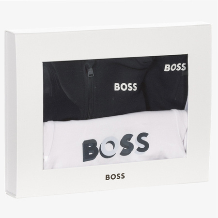 BOSS KIDS Boys navy 3-piece tracksuit