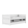 LIFETIME Kidsrooms Breeze Łóżko dziecięce z półkami i szufladą 90x200 cm, białe
