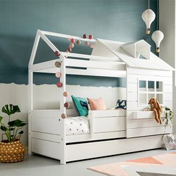 LIFETIME Kidsrooms Łóżko domek Lake House 90x200 cm, białe
