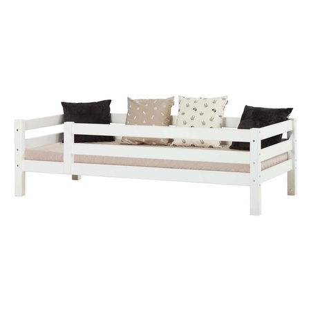  HOPPEKIDS Łóżko dziecięce Eco Luxury z zabudową 3/4 białe 90x200 cm