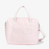 KENZO Kids Torba na akcesoria niemowlęce z matą do przewijania pudrowy róż