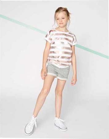 DKNY T-shirt w paski