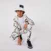 KARL LAGERFELD Boys hooded cardigan with logo print