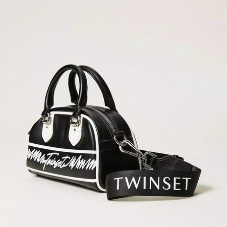 TWINSET MINI MI Torebka dziewczęca na ramię czarna