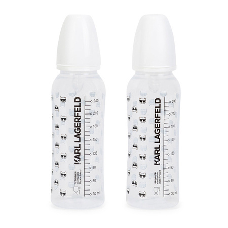 KARL LAGERFELD Kids Butelki do karmienia dla niemowlaka 2 sztuki