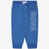 BOSS Kids Dres dziecięcy dla chłopca dwuczęściowy niebieski