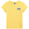 KARL LAGERFELD Kids T-shirt z kieszonką