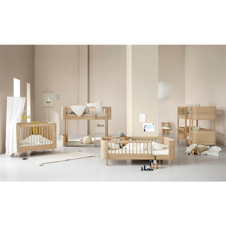 OLIVER FURNITURE WOOD MINI+ LOW BUNK BED, OAK