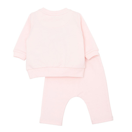 KENZO Kids Girls Light Pink Tiger Print Sweatshirt and Pants Set