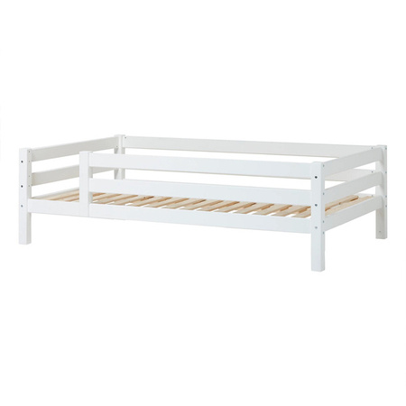 Hoppekids ECO Luxury toddler bed white with 3/4 bed rail 90x200 cm