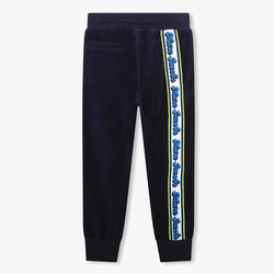 THE MARC JACOBS Teen boys navy blue velour joggers