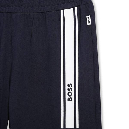 BOSS Kids Boys 2-piece navy pajamas