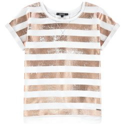 DKNY T-shirt w paski