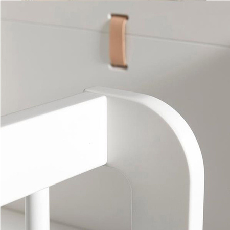  OLIVER FURNITURE Дерев'яне міні-ліжко + Низьке двоярусне ліжко-горище 68x162 см, біле