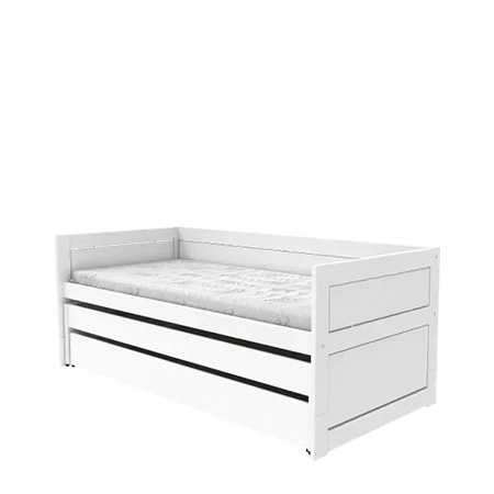 LIFETIME Kidsrooms Cabin Bed incl. Guest Bed and Bed Drawer, white