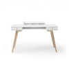 OLIVER FURNITURE Biurko dziecięce Wood białe wys. 66 cm