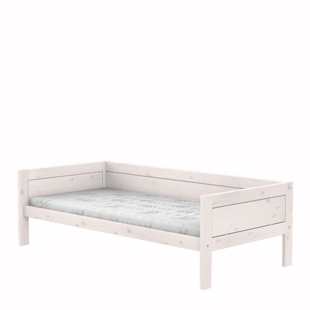 LIFETIME Kidsrooms Łóżko dziecięce pojedyncze 90x200 cm, whitewash