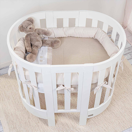  PICCI Dream Baby oval crib with beige application