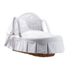 NANNY Carry Cot Moses Basket with Cover White
