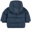 BOSS KIDS Boys Navy Logo Puffer Jacket with Water-Repellent