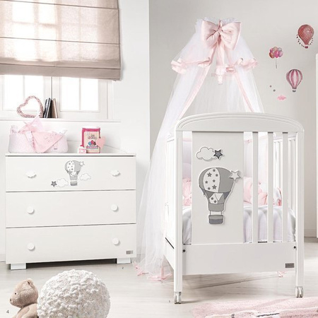  PICCI ARIA Łóżeczko dziecięce białe