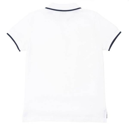 KENZO Kids Polo dziecięce dla chłopca z krótkim rękawem białe