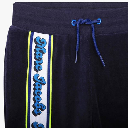 THE MARC JACOBS Teen boys navy blue velour joggers
