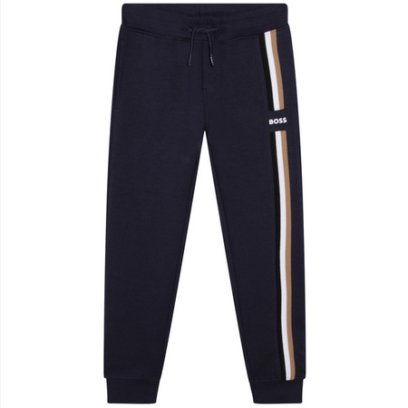 BOSS Kids Boys navy tracksuit pants