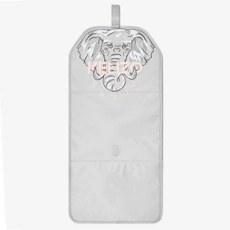 KENZO Kids Baby elephant changing bag in grey