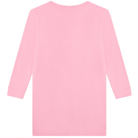 THE MARC JACOBS Girls long sleeve pink dress with Snapshot bag